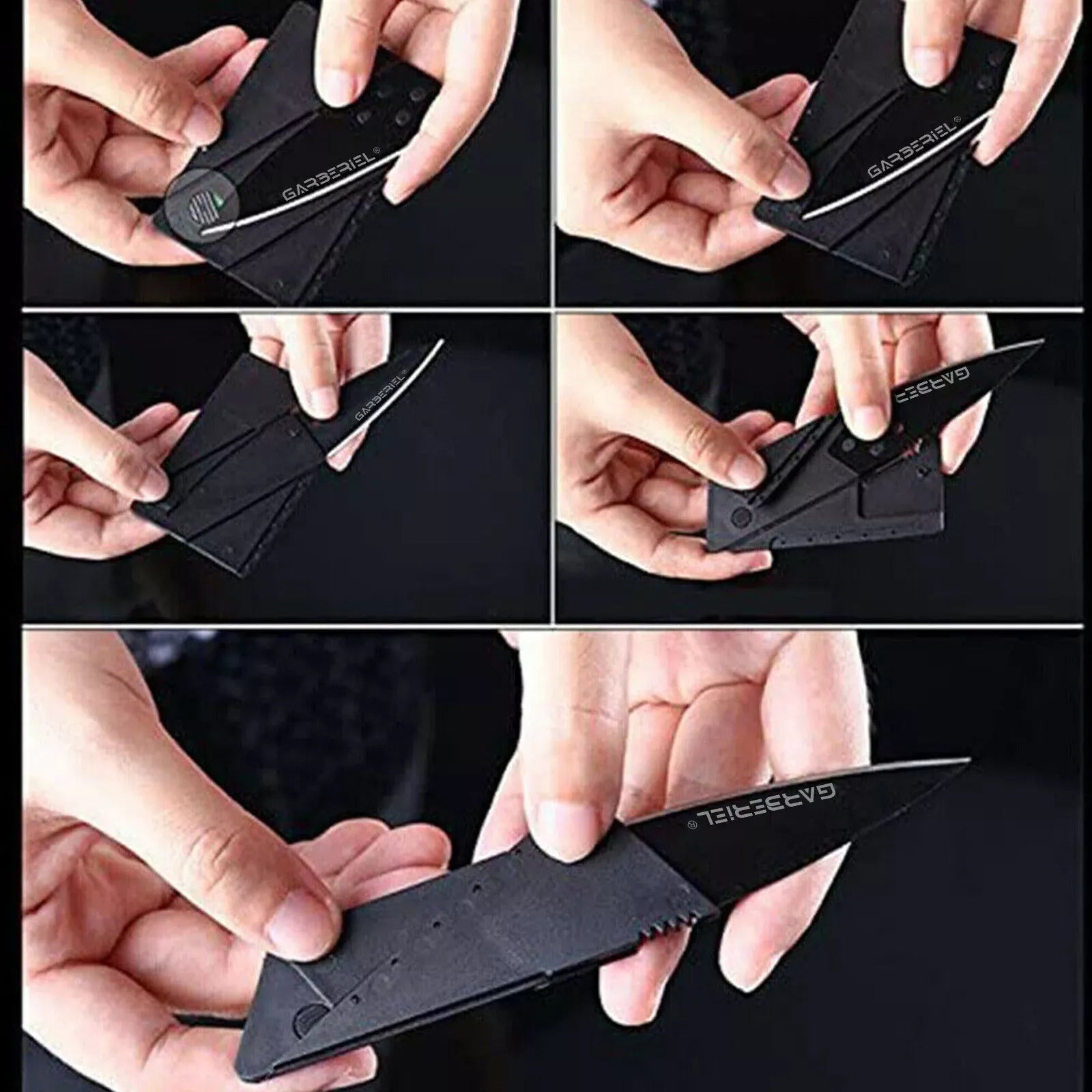 Card sharp Folding Credit Card Knife by Iain Sinclair