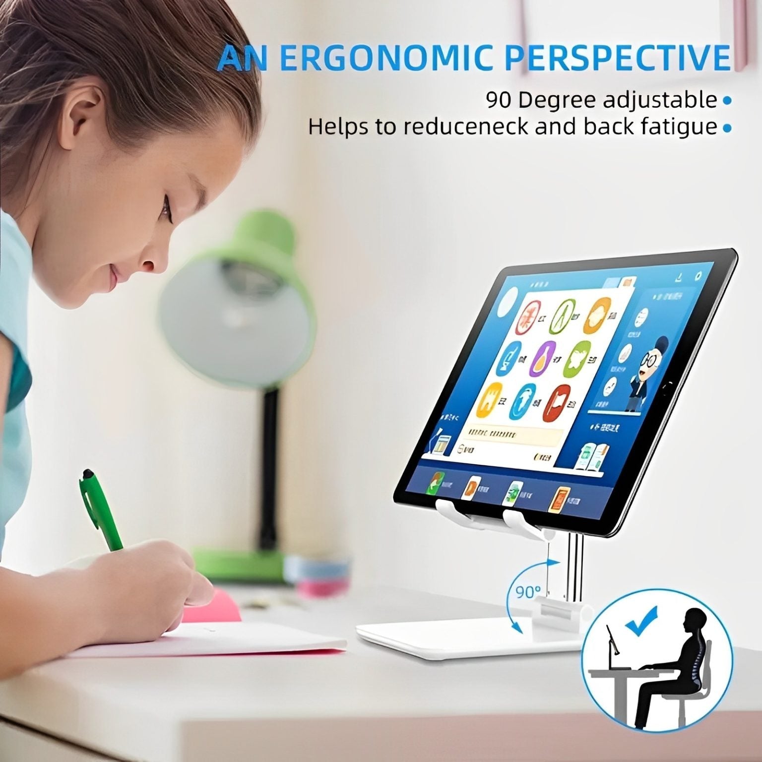 Foldable & Adjustable Mobile Phone And Tablet Stand