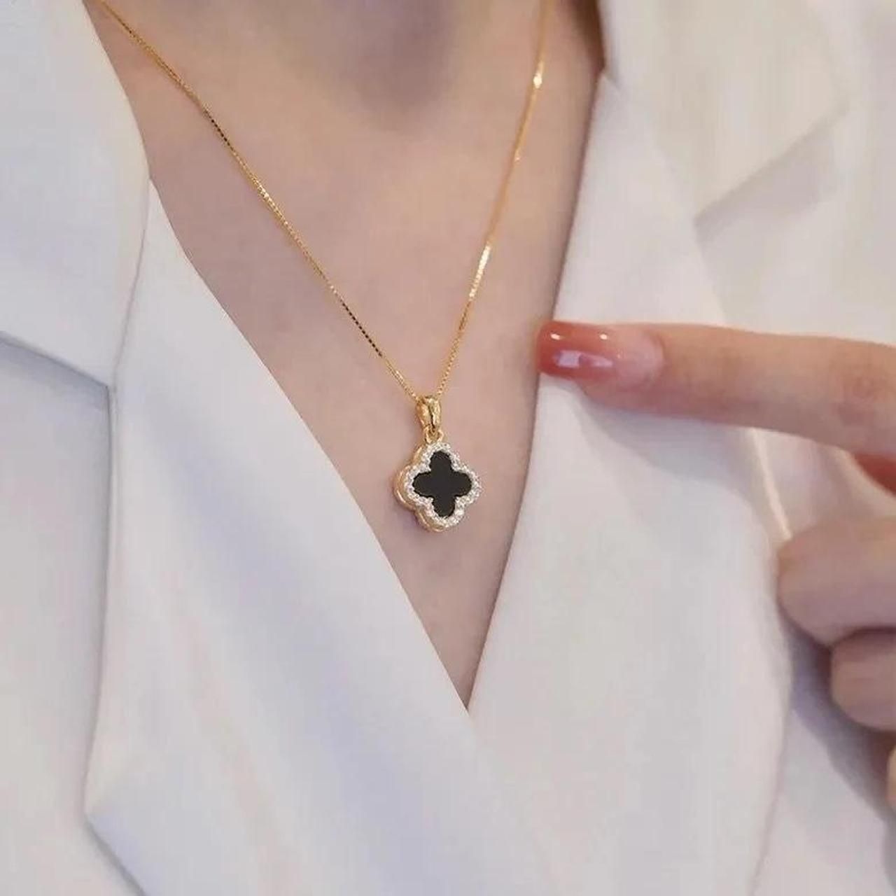Two Side Clover Pendant